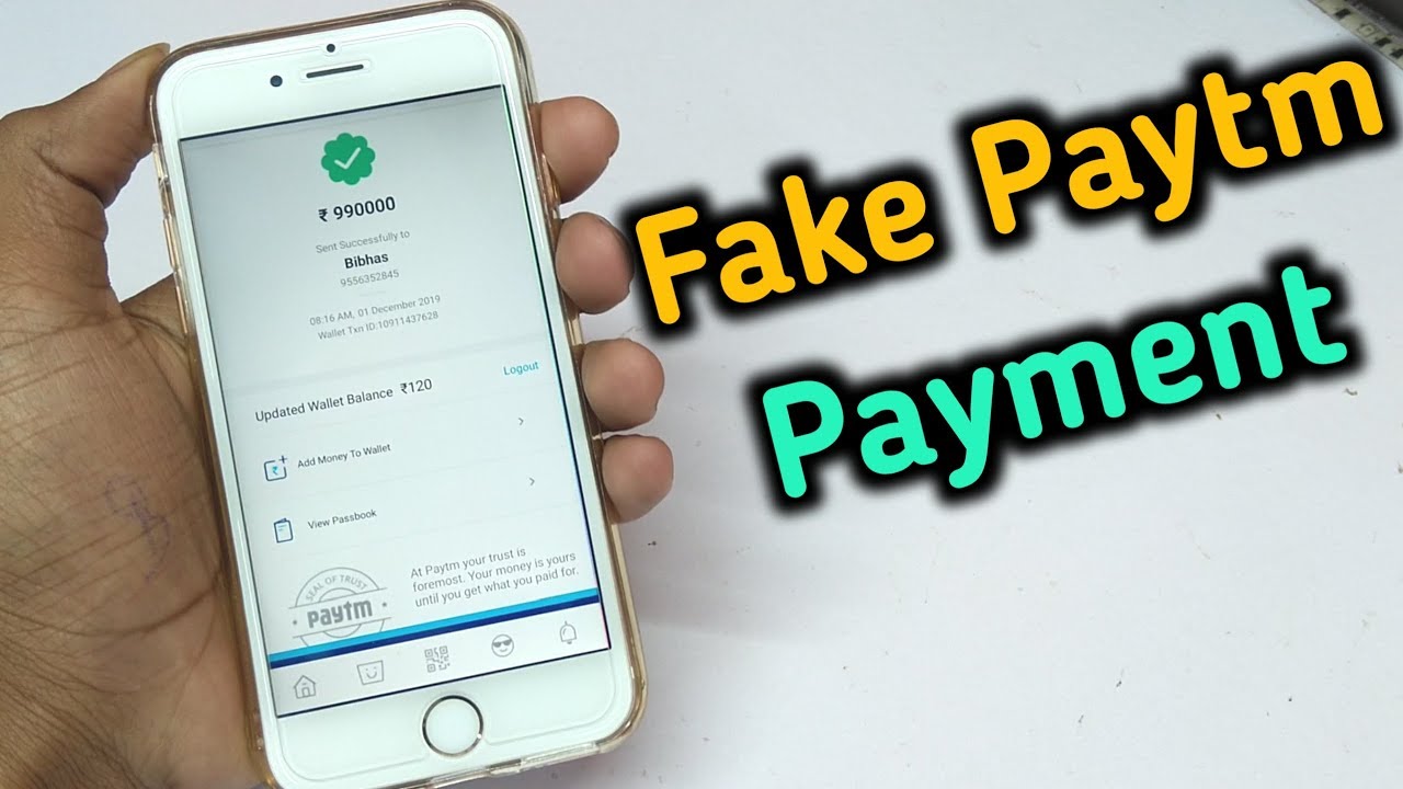 Paytm Fake Payment Proof | Hack Paytm Account | Paytm Fraud se Bacho