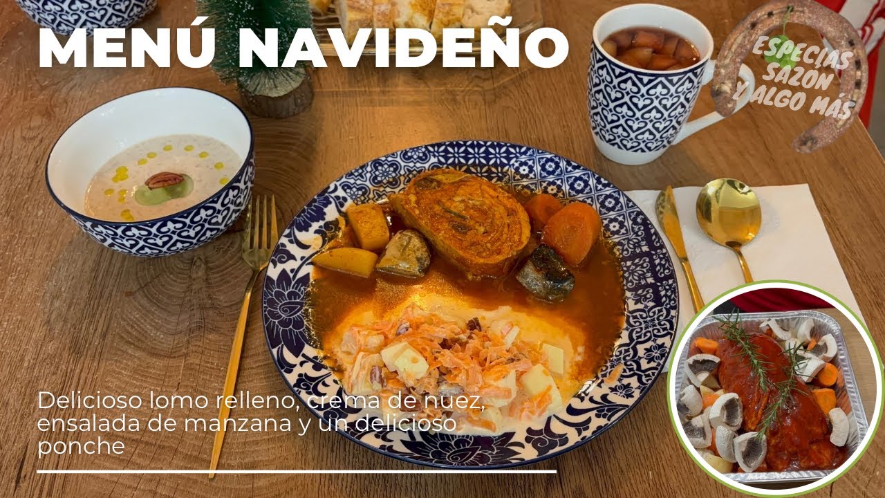 Exquisito menú navideño!🪅 