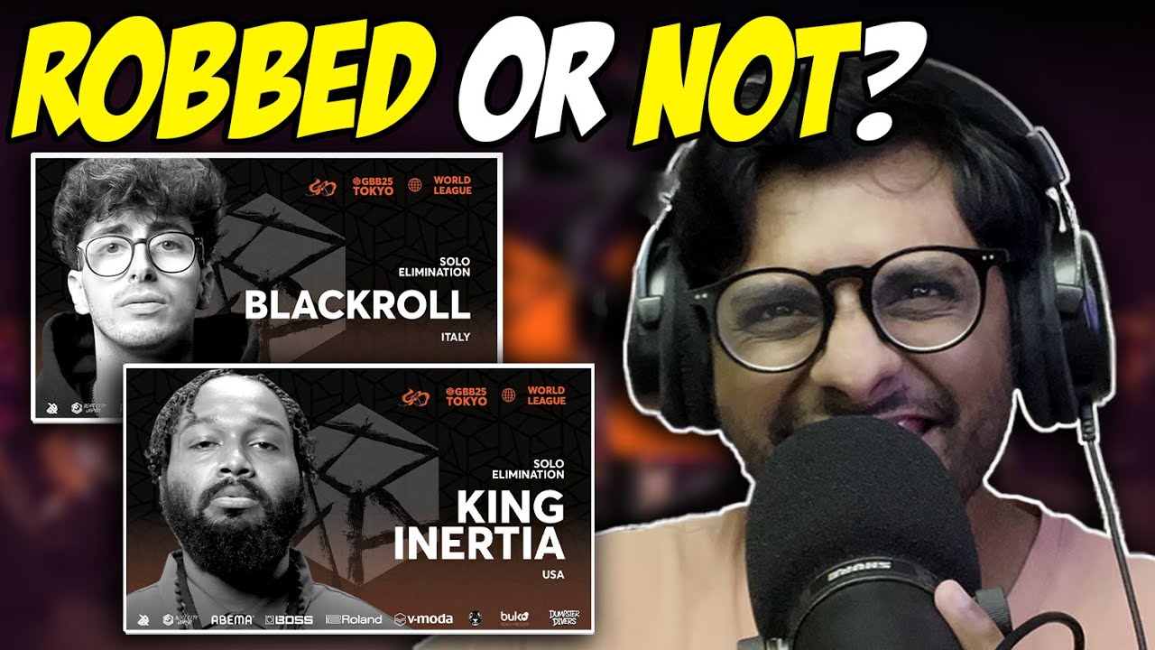 Reacting to KING INERTIA & BLACKROLL GBB25 Elimination | STITCH Reacts