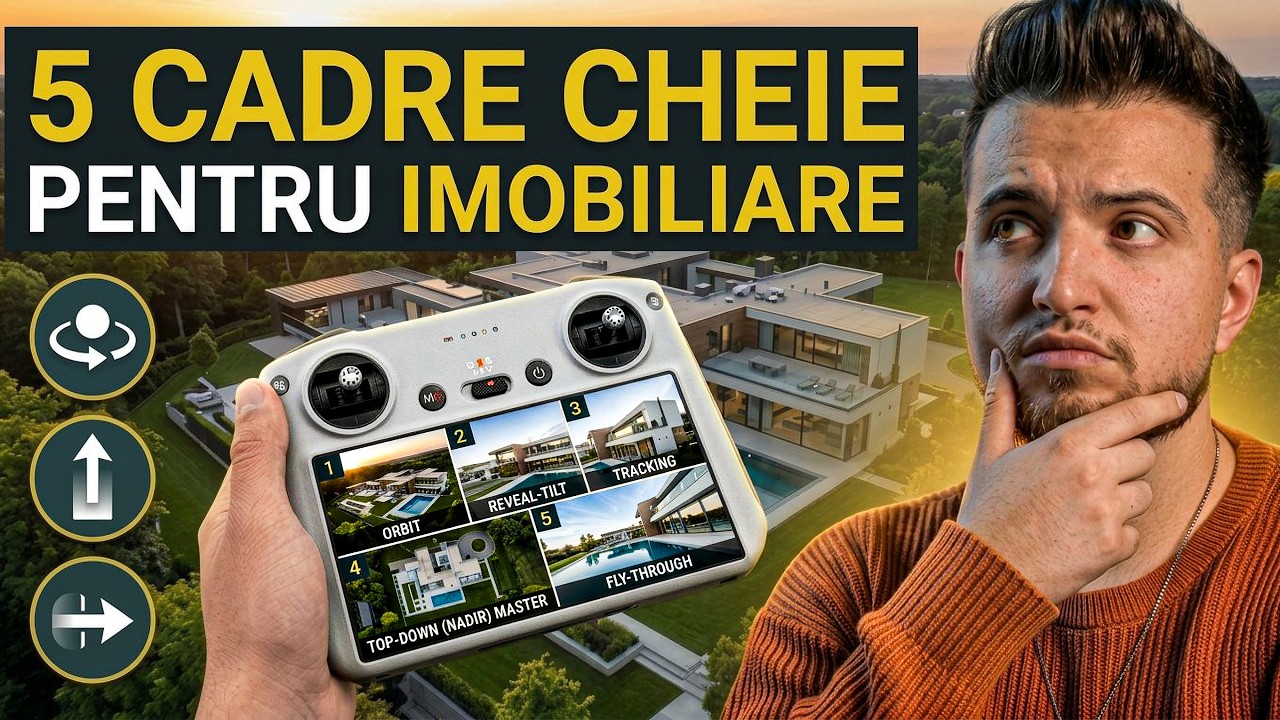 Singurele cadre din DRONĂ de care ai nevoie pentru a filma Imobiliare