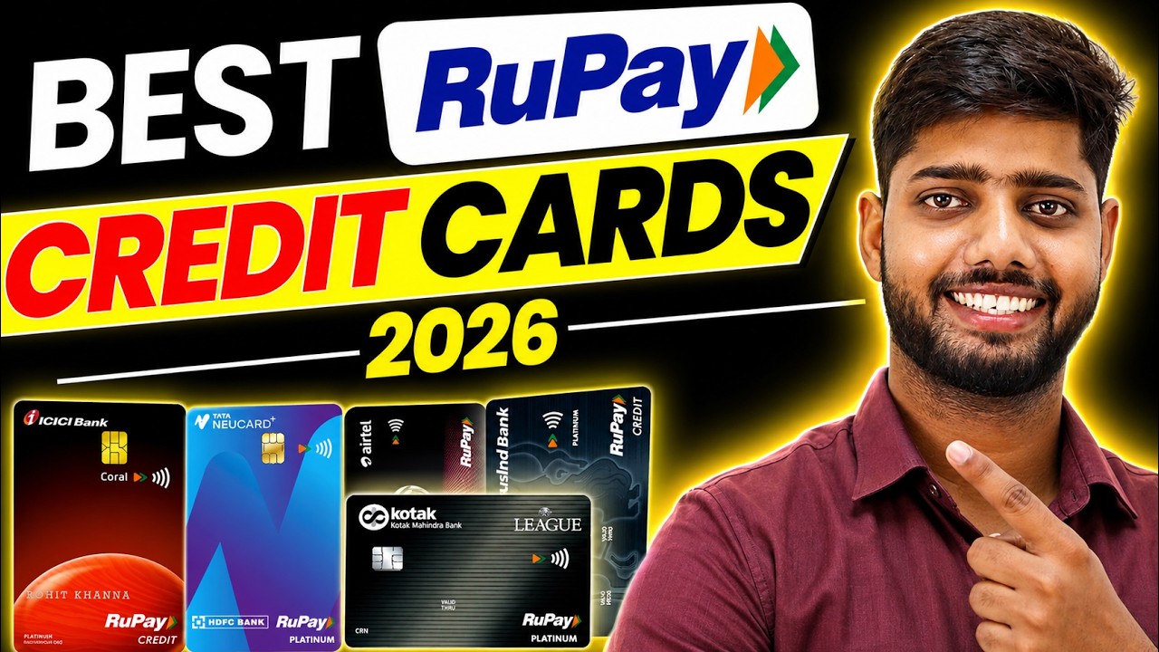 Best RuPay Credit Cards 2026 || Best UPI Credit Cards 2026 | Lifetime Free RuPay Credit Card