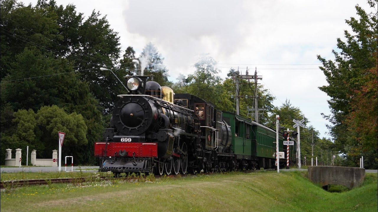 Ab 699 Running At The Pleasant Point Railway, January 2026...