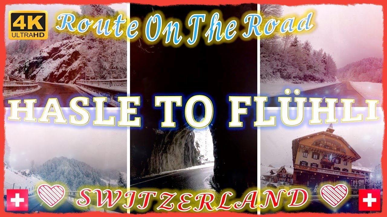 My Swiss Adventure : HASLE TO FLÜHLİ / SWITZERLAND / #vlog7 video with music