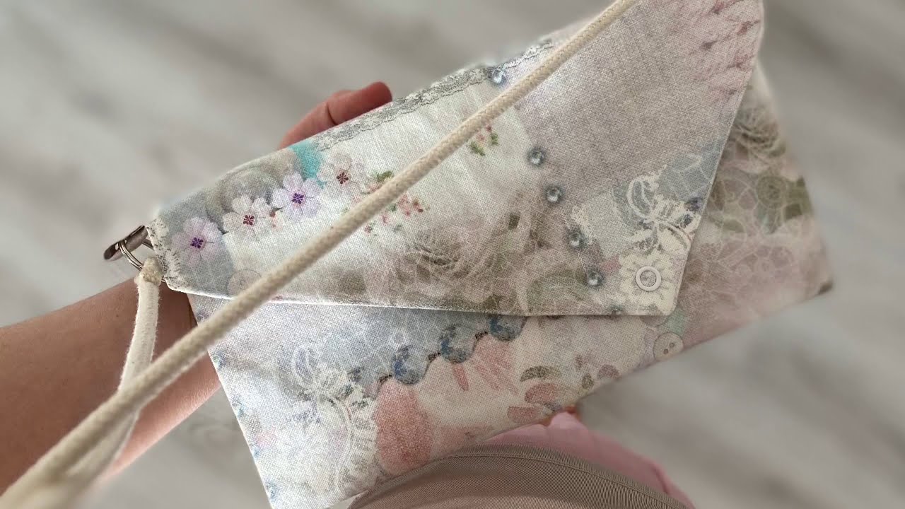 Abendtasche nähen elegant & einfach genäht | schicke Clutch | für Anfänger | Ohne Schnittmuster