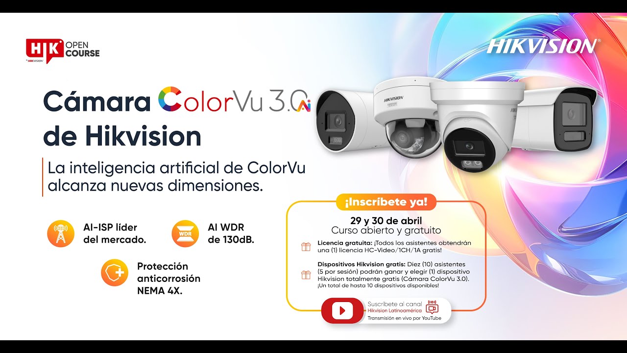 Open Course - Te presentamos la serie ColorVu 3.0 - Hikvision LATAM