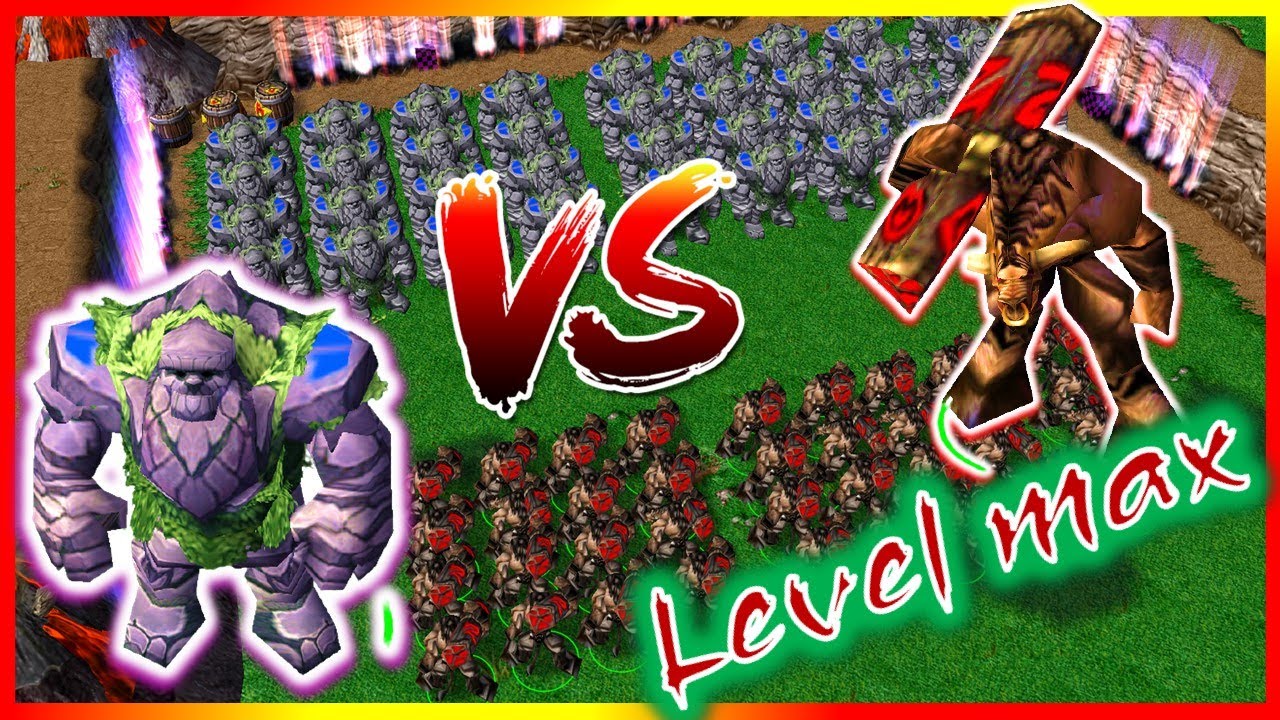 Warcraft 3 tauren vs mountain giant