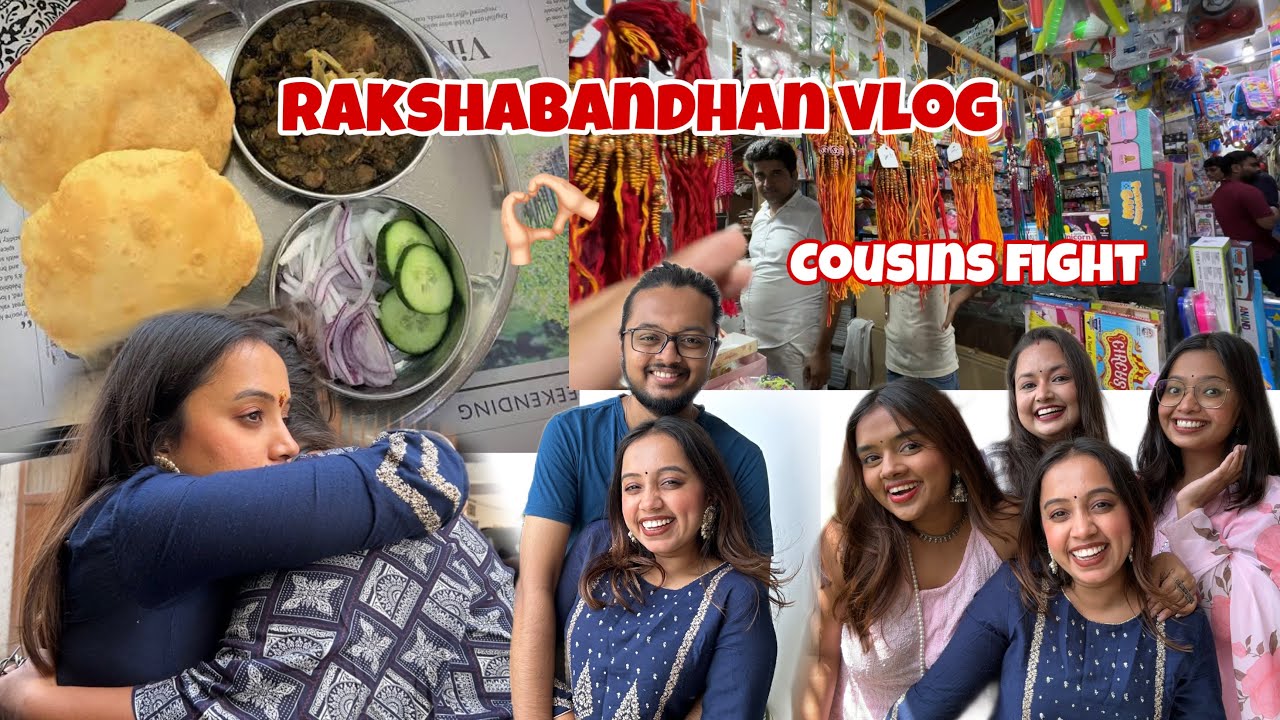 COUSINS Crazy Rakshabandhan celebration 🙋🏻‍♀️ + Hosting ​⁠​⁠
