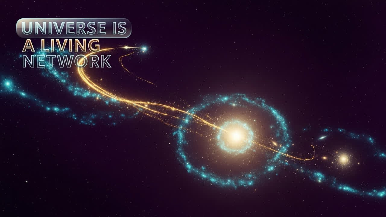 The Unexpected Reason Why the Universe mimics a LIVING NETWORK