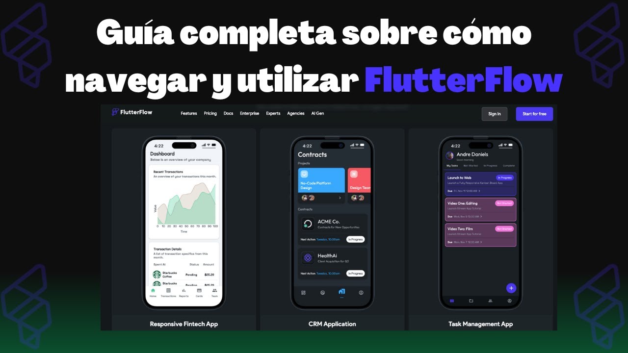 Guía completa sobre cómo navegar y utilizar FlutterFlow