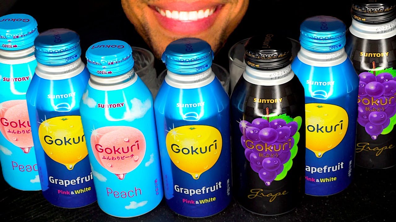ASMR GOKURI GRAPE PEACH GRAPEFRUIT DRINKING SOUNDS DASHIE 2chan Peach Gulp Juice Shaka
