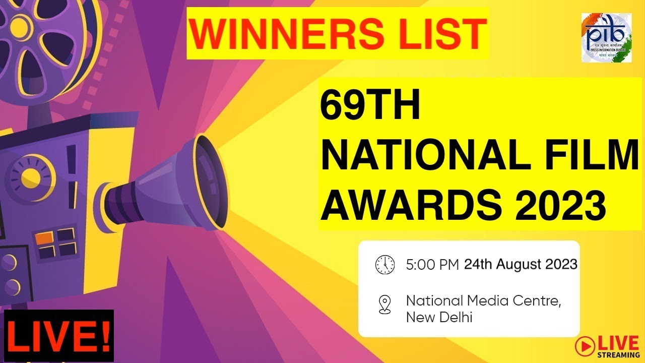Full Event Video: 69th National Film Awards 2023 | Winners List  #live #nationalfilmawards