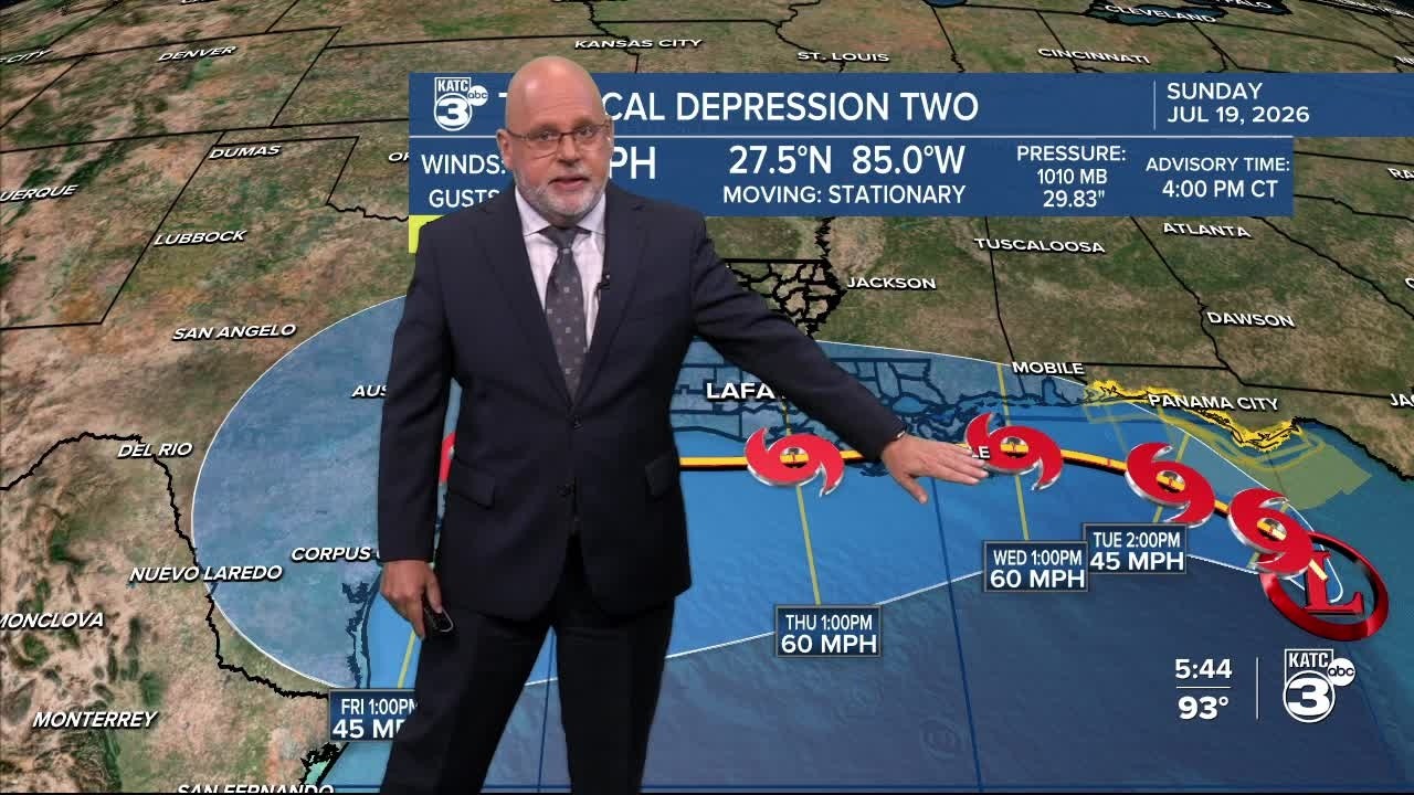 ROB'S 5:30PM WEATHER FORECAST KATC 07-19-26