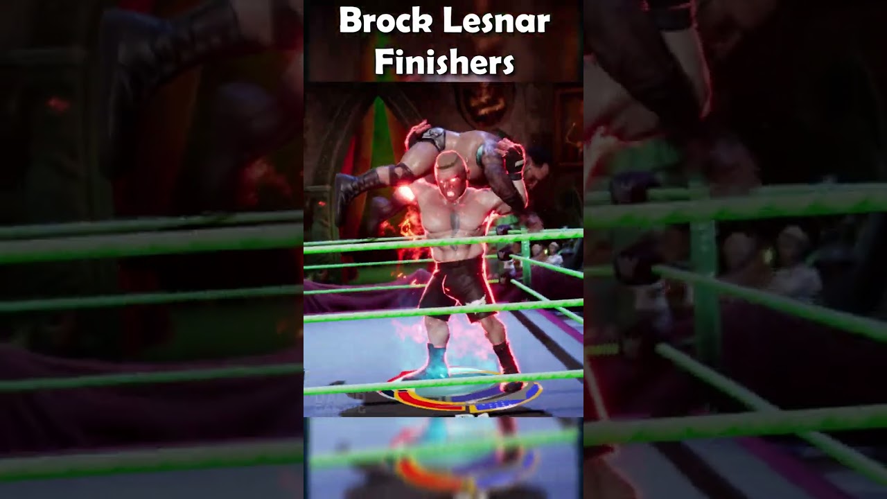 Brock Lesnar finishers | WWE 2k Battlegrounds