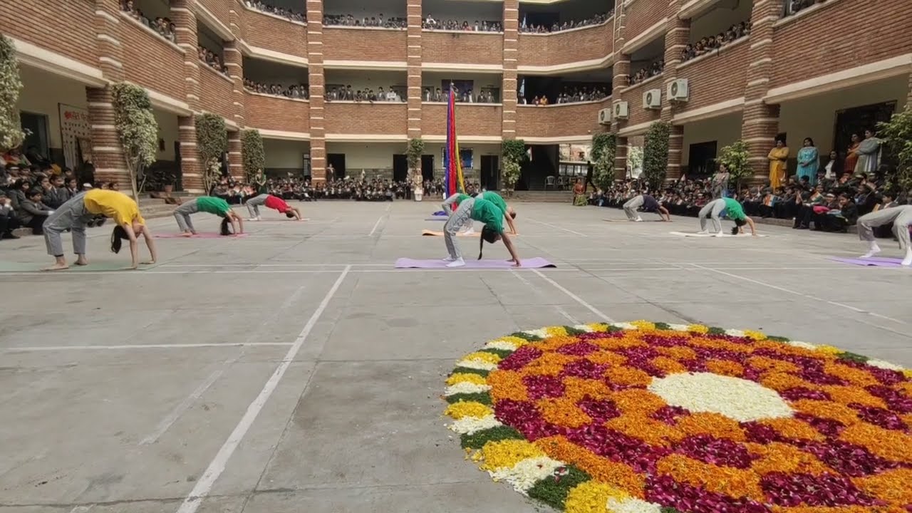 Yoga Performance by the Students on 74th Republic Day | The Cambrian School, Ayodhya