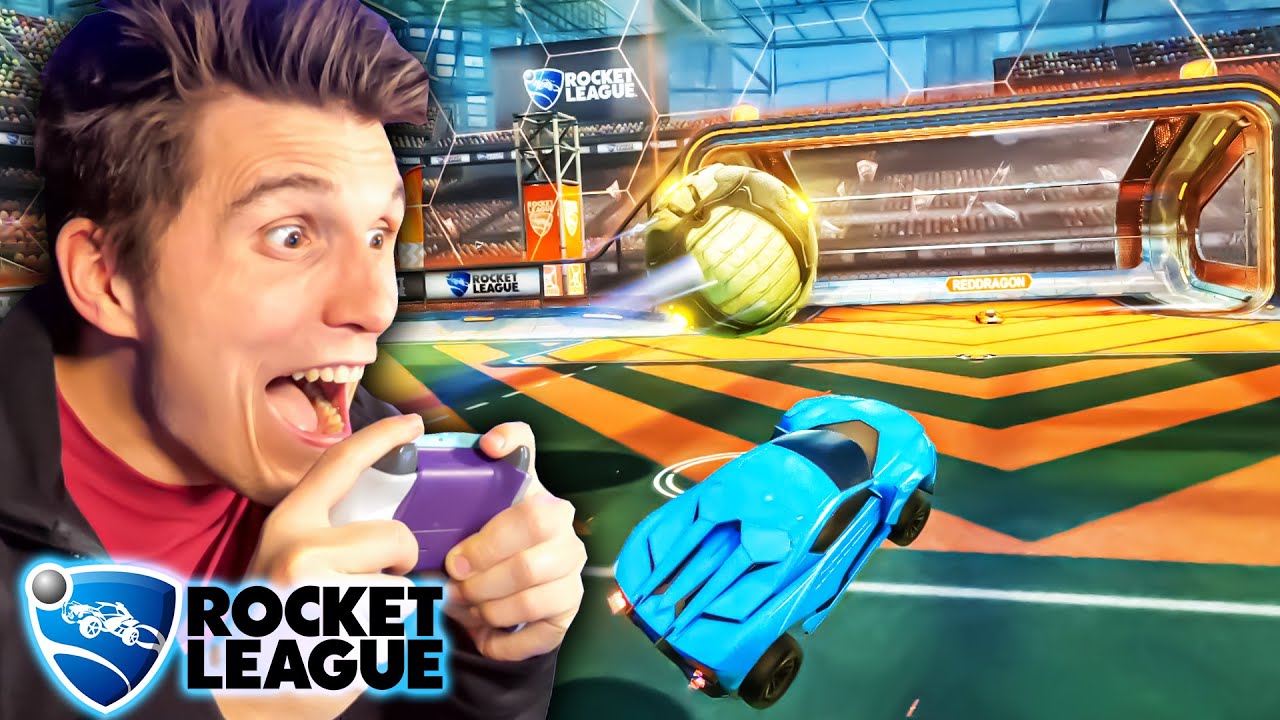 Ich spiele zum ersten Mal ROCKET LEAGUE