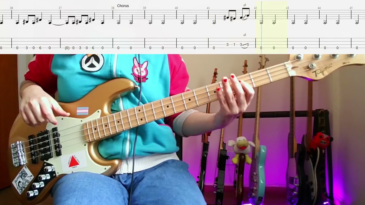 WHORES. - Daddy's Money (Bass Cover With Tabs)
