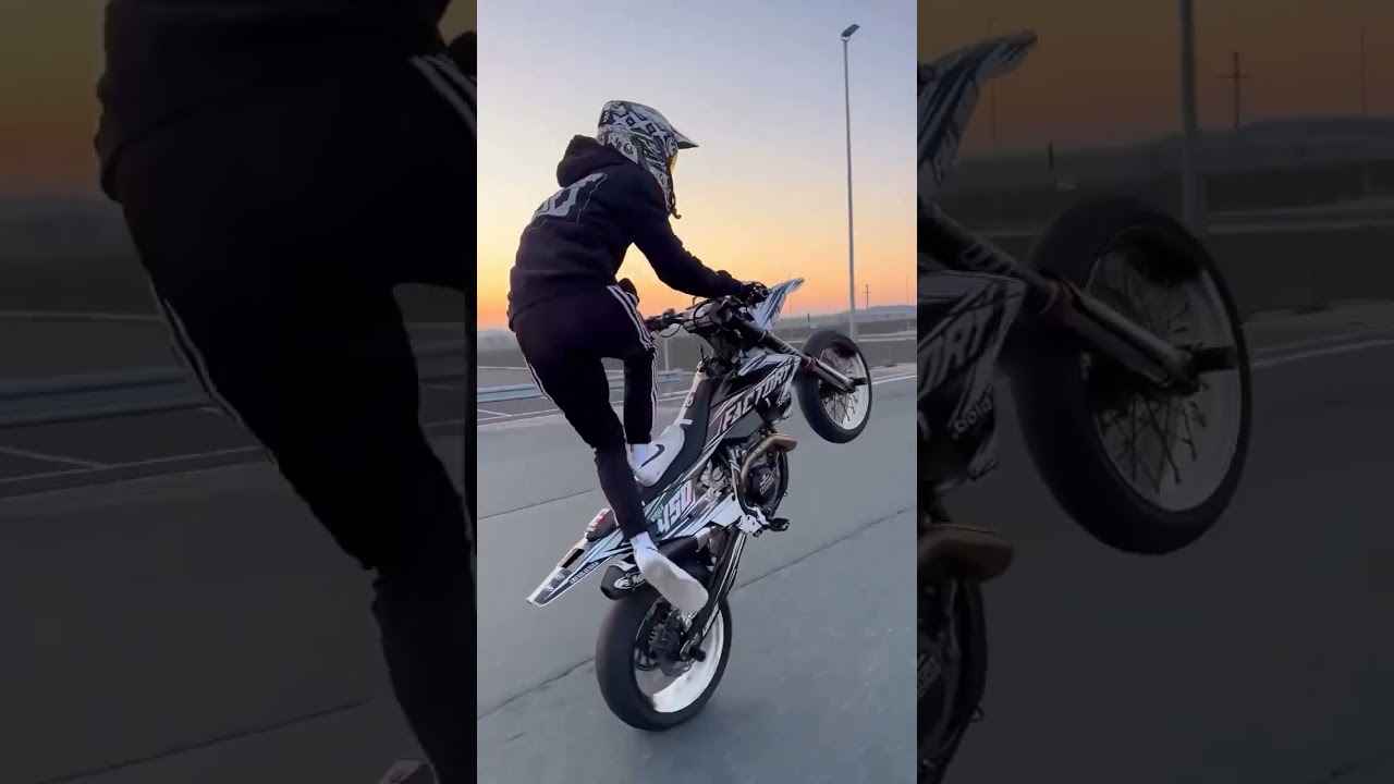 Мой сон я поставил мотарды #gr7 #husqvarna #motard #stunt #standup