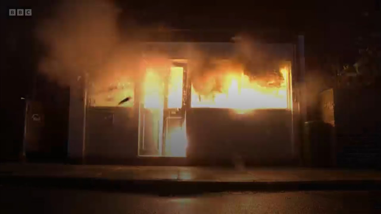 Eastenders a explosion at the cafe breaks out as Bobby turns the gas back on scene