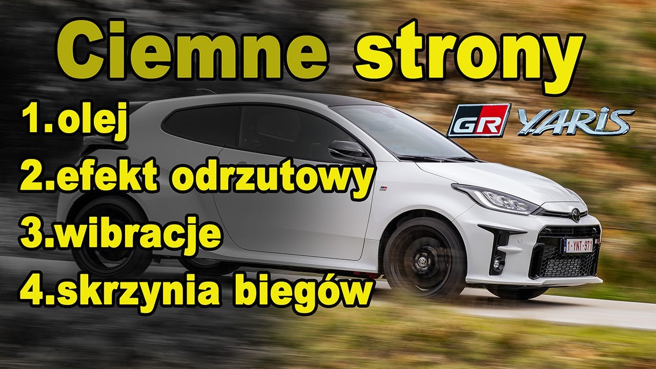 Tajemnice GR YARISA - olej jak woda i EFEKT ODRZUTOWY