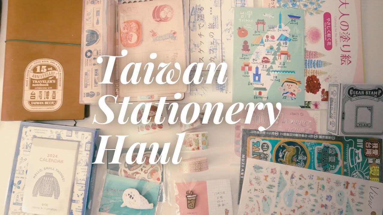 Taiwan Stationery Haul
