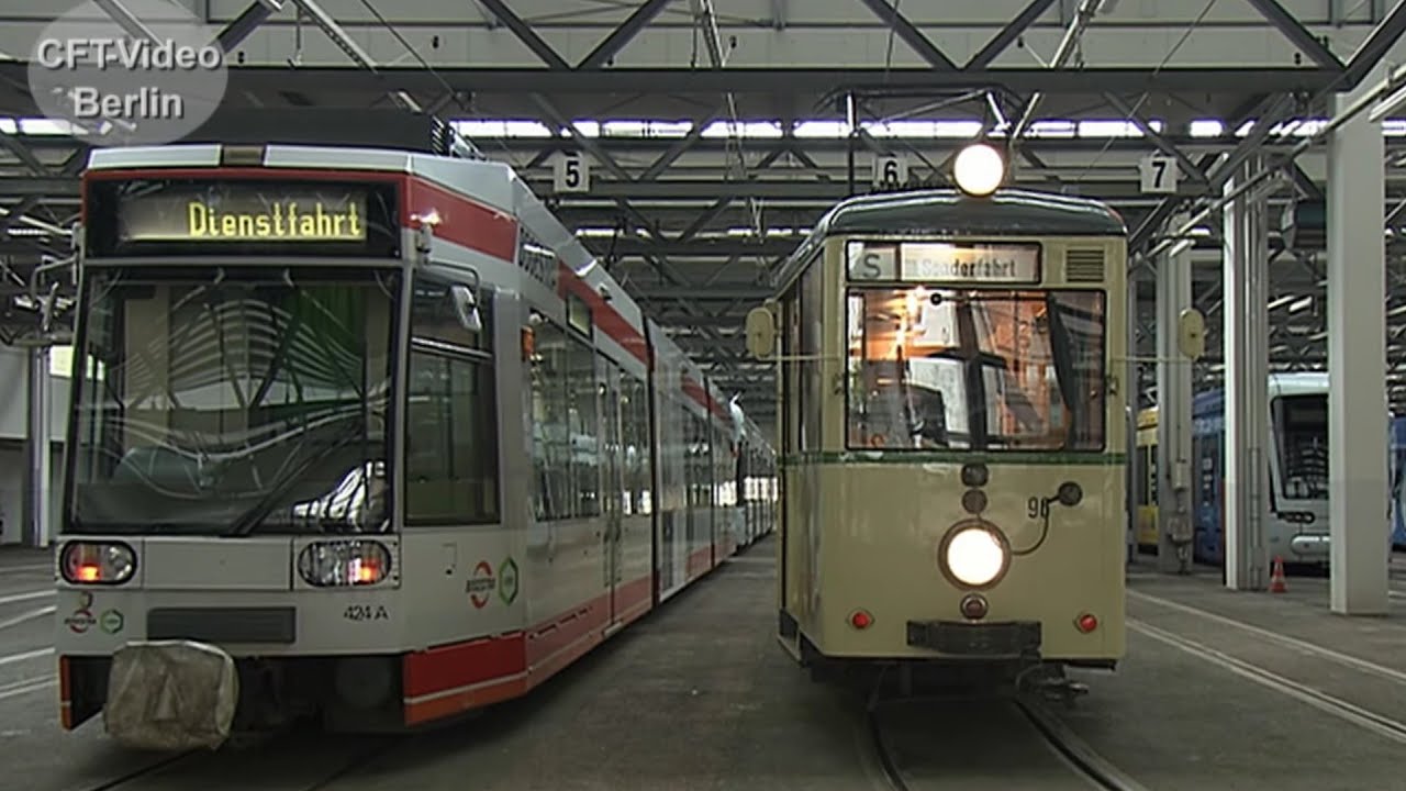 Alte Straßenbahnen  in Bochum