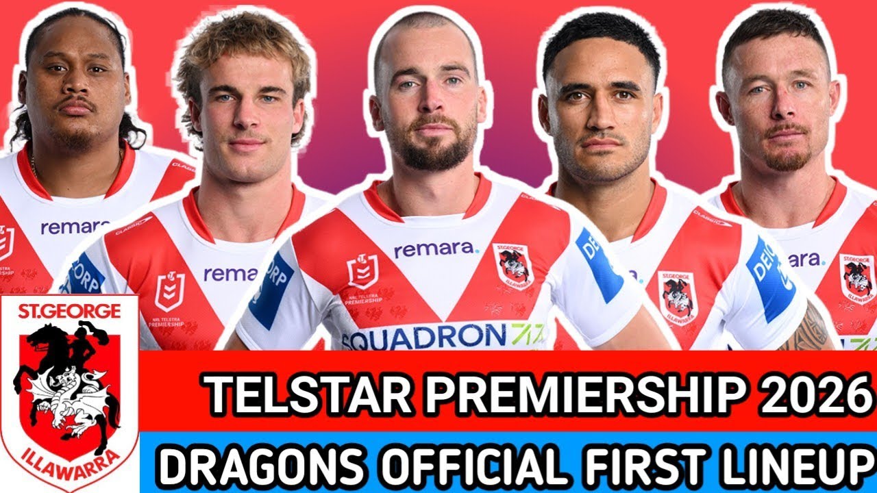 King Gutho to Dragons! 🐉 2026 NRL Captain & Lineup Reveal!