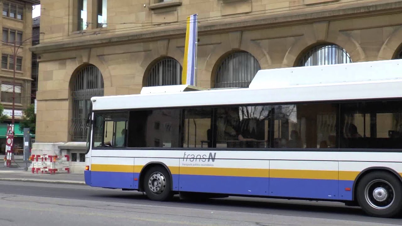 CHAUX DE FONDS TROLLEYBUSES JULY 2013
