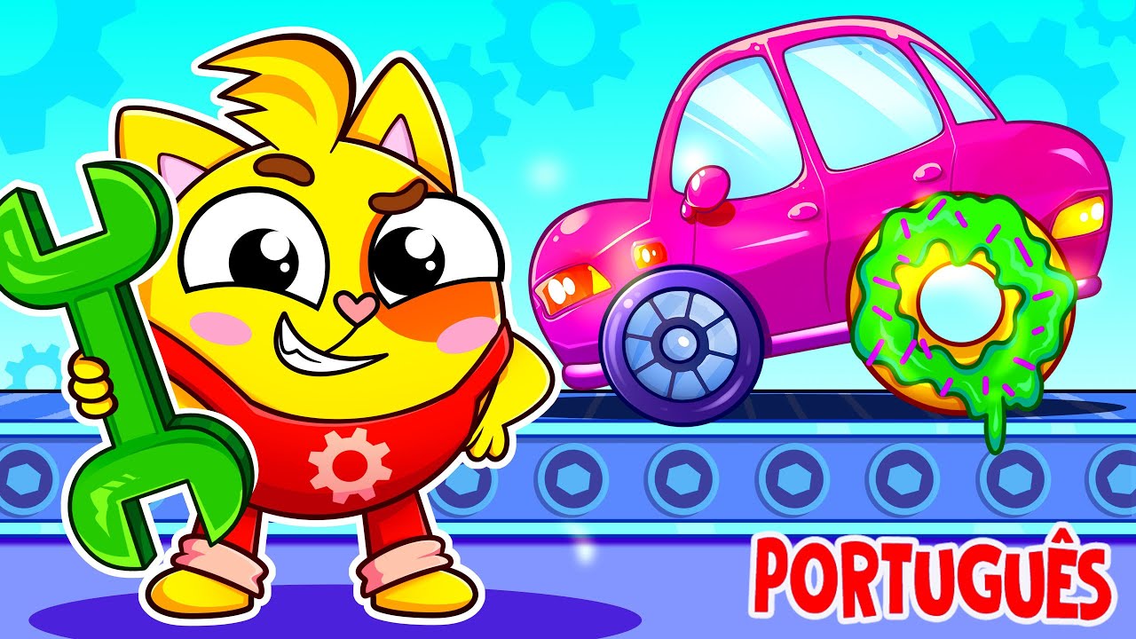 Vamos Consertar os Carrinhos de Brinquedo 🚗 Canção dos Veículos 😻 Por Baby Zoo Português