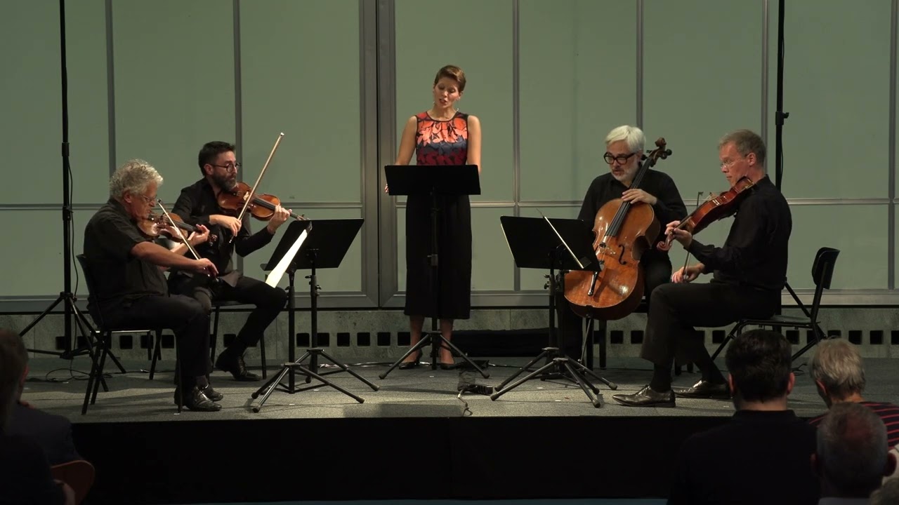 Arditti Quartett, Anna Gschwend – Arnold Schönberg: 2. Streichquartett op.10, 4. Satz