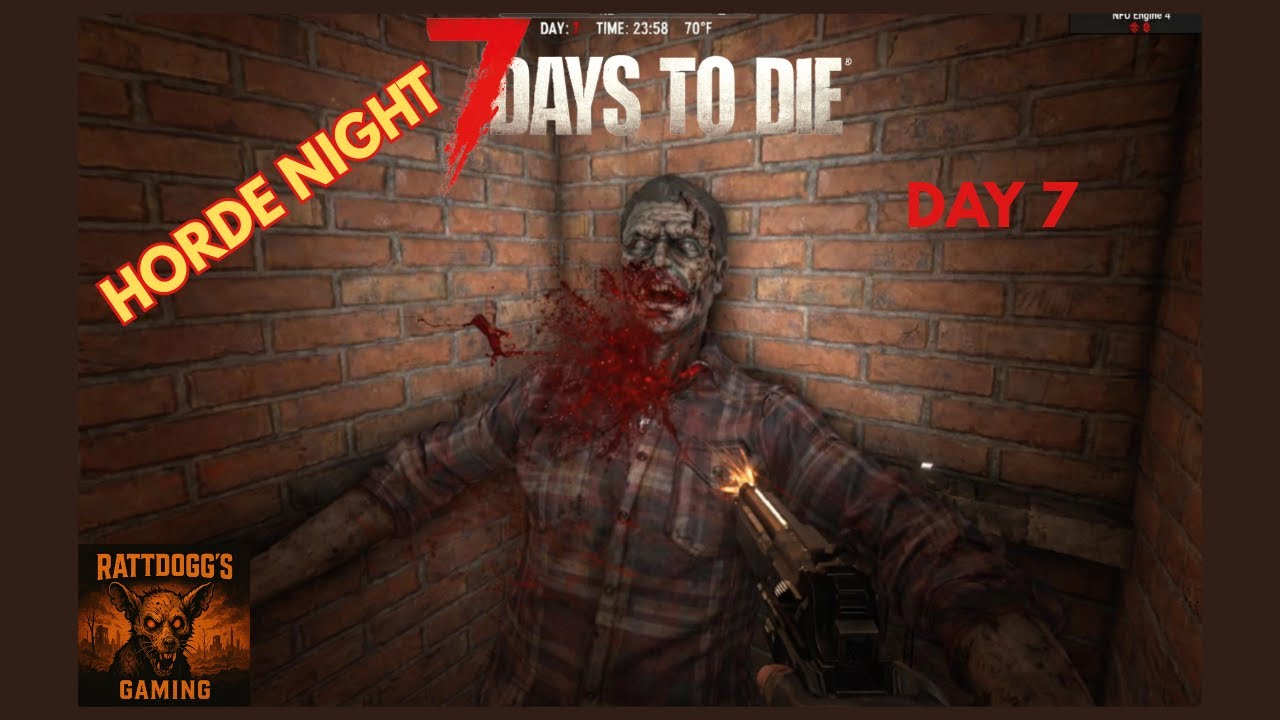 I Broke My Leg Before Horde Night | Day 7 | 7 Days to Die 2.5