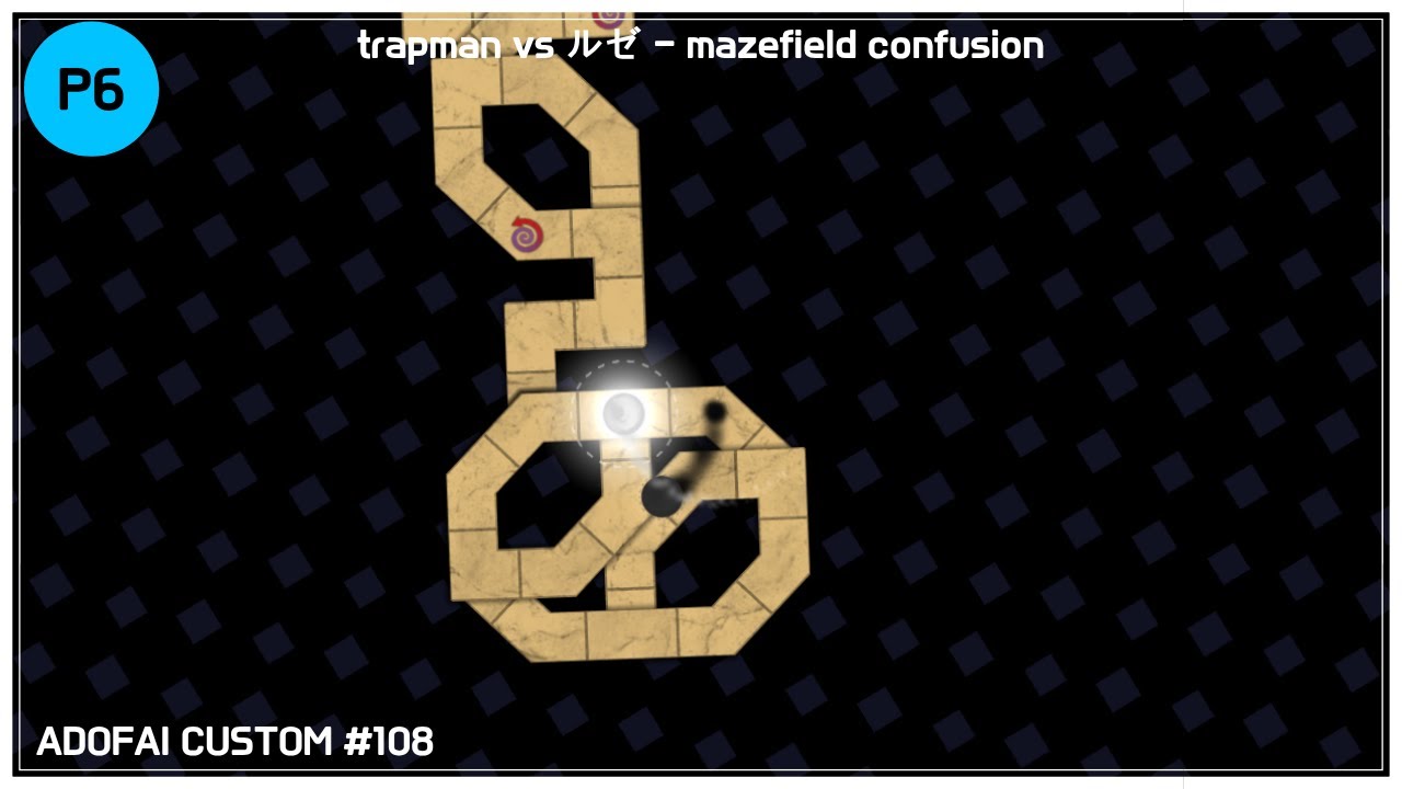 [ADOFAI Custom #108] trapman vs ルゼ - mazefield confusion