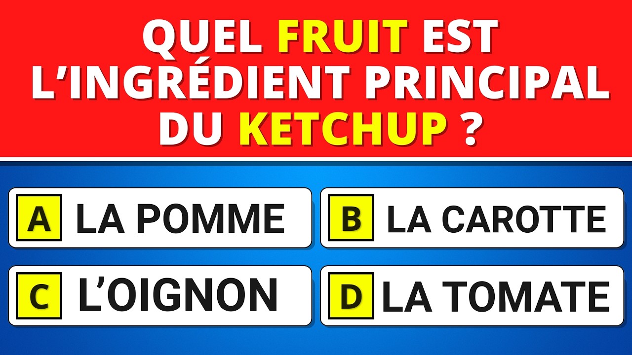 Ton Cerveau est Très Aiguisé si Tu Fais 20+ 🧠 40 Questions de Culture Générale ! 📚