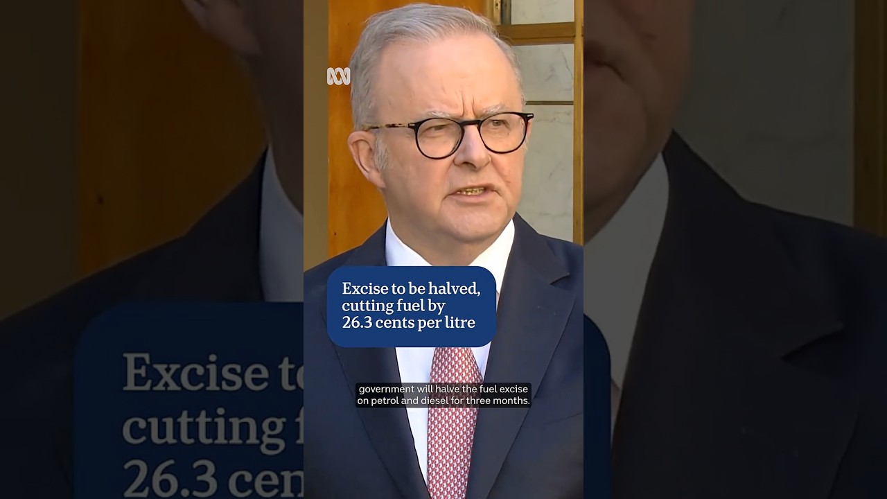 Fuel excise to be halved, cutting fuel by 26.3 cents per litre | ABC NEWS