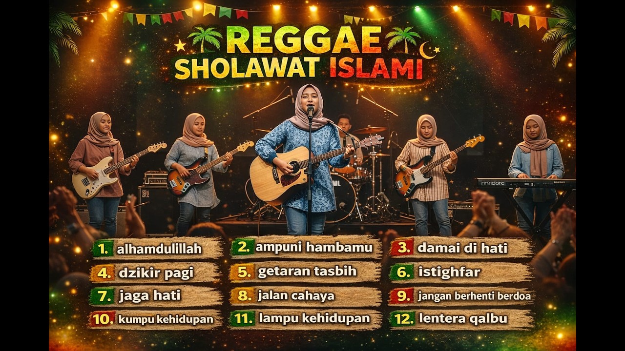 Kumpulan| Album Reggae Sholawat Islami Terpopuler 2026 - Musik Santai Penggetar Hati