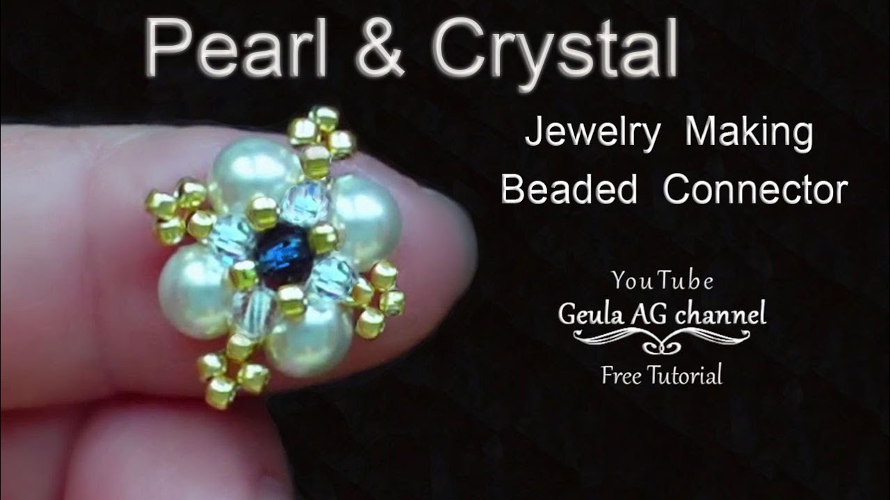 Jewelry Making Beaded Connector for Beads Bracelets, Earrings, Kanzashi, Brooches, Necklaces