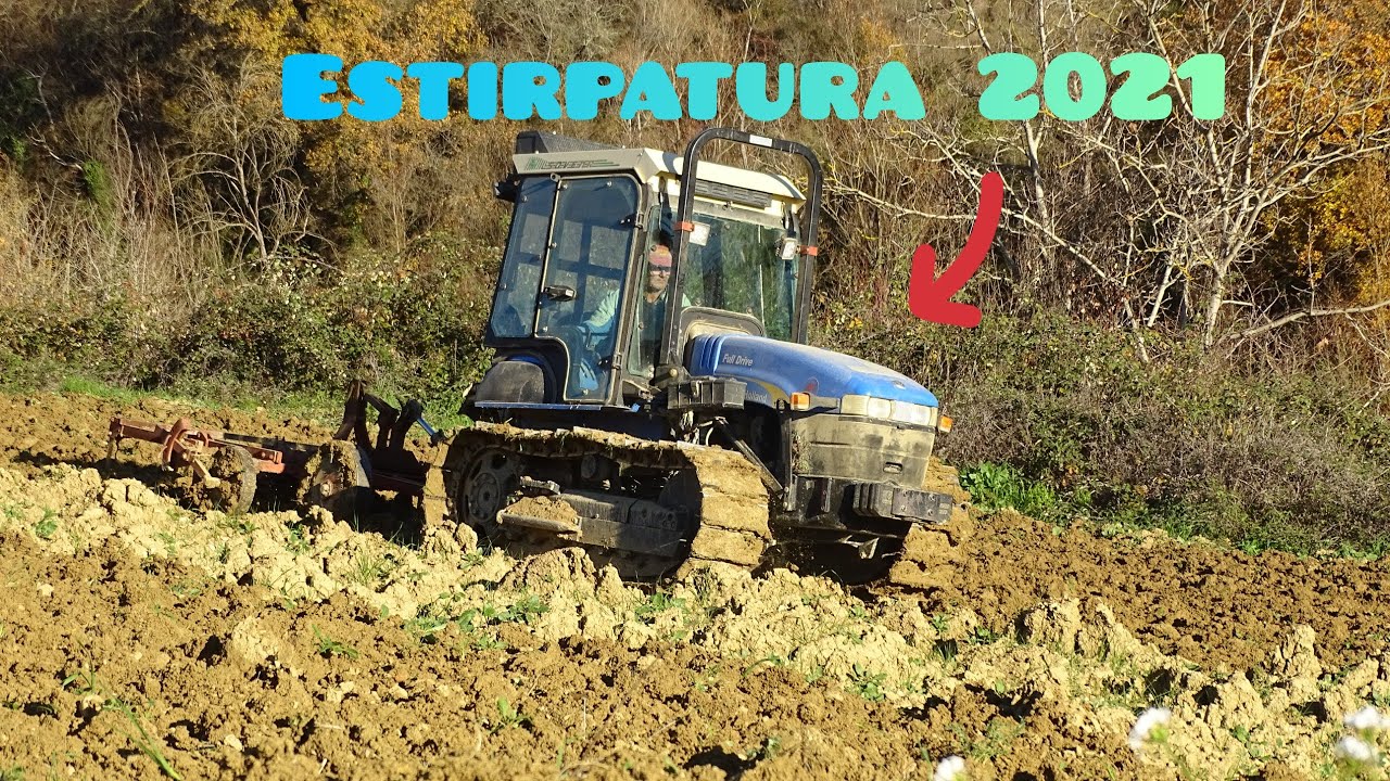 ESTIRPATURA 2021| NEW HOLLAND TK90|PREPARAZIONE PER LA SEMINA #newholland #djimini2