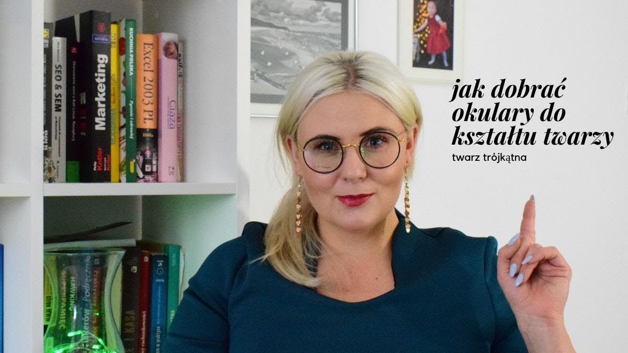 Jak dobrać okulary do kształtu twarzy | twarz trójkątna