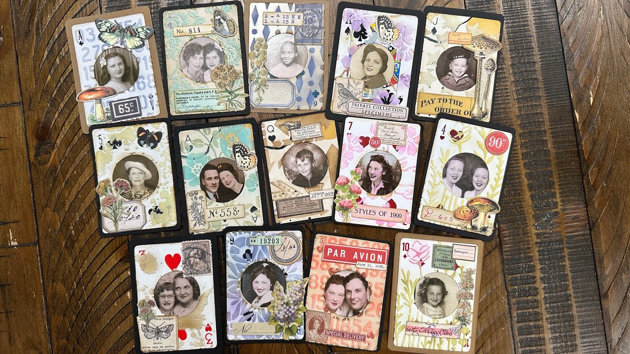 Craft With Me — Рамки для игральных карт — Интересный способ использовать игральные карты