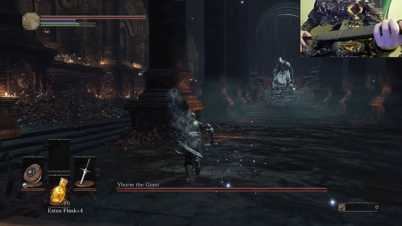 Dark Souls 3 on a guitar hero controller ep 3