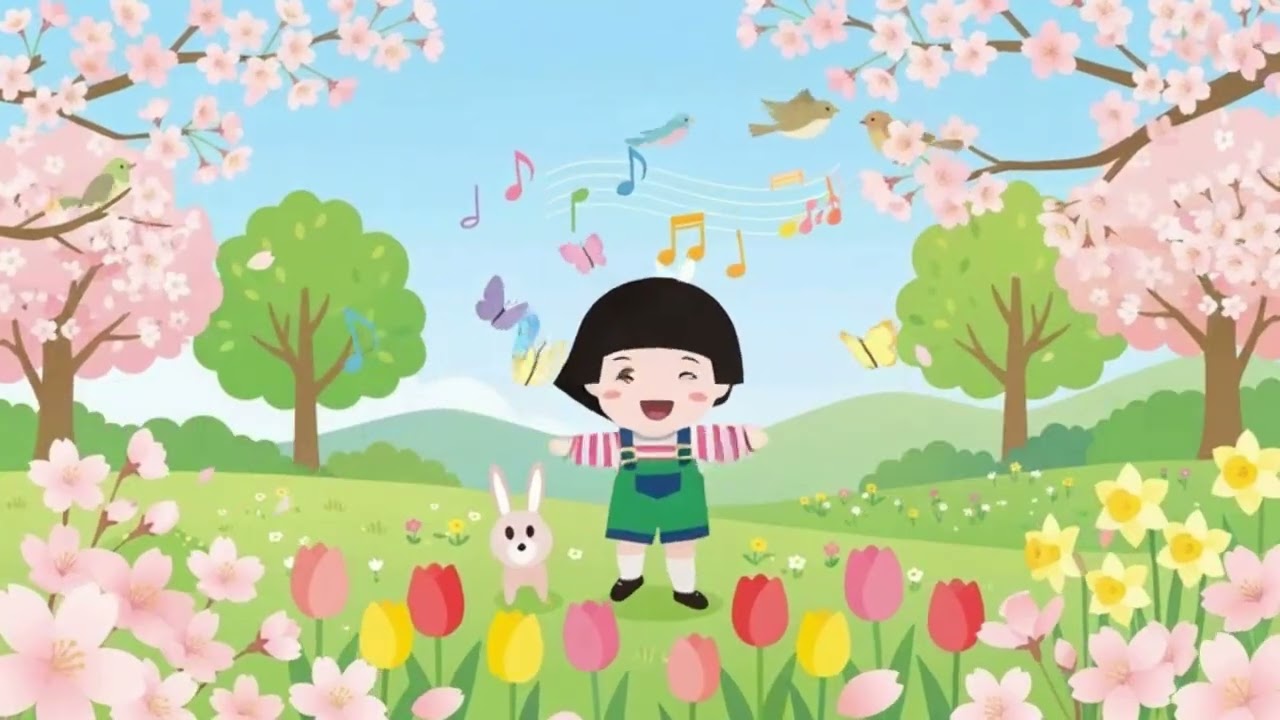 개나리와 진달래 🌼🌸 | Spring Flower Song | Nature Songs for Kids