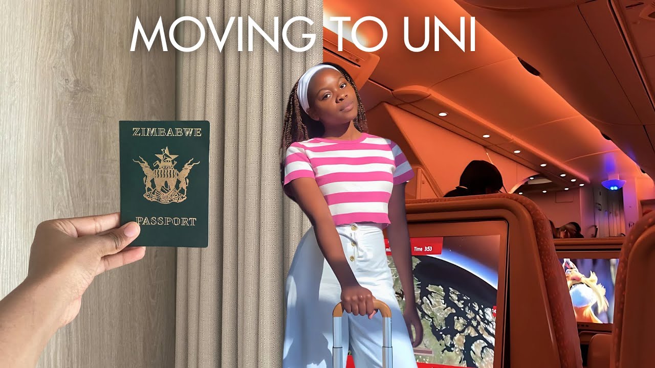 TRAVEL VLOG | moving to London for UNI as an international student from Zimbabwe