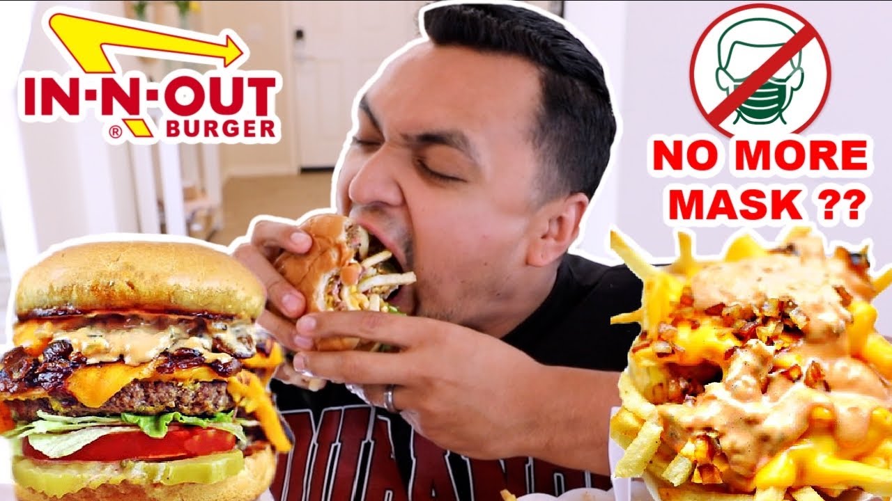 IN N OUT ANIMAL STYLE MUKBANG | NO MORE MASK ??