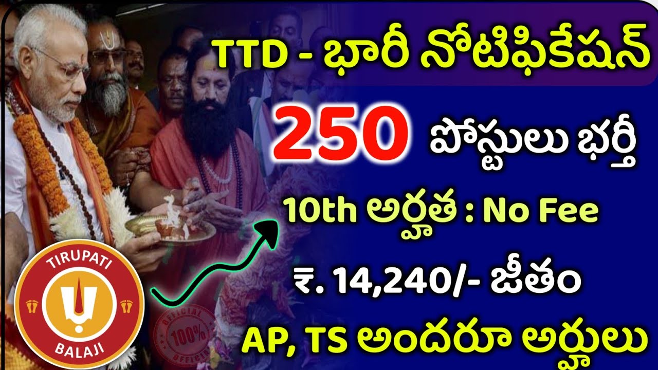 TTD భారీ నోటిఫికేషన్ | TTD Security Guard Recruitment 2022 | Latest jobs | Job search | Jobs 2022
