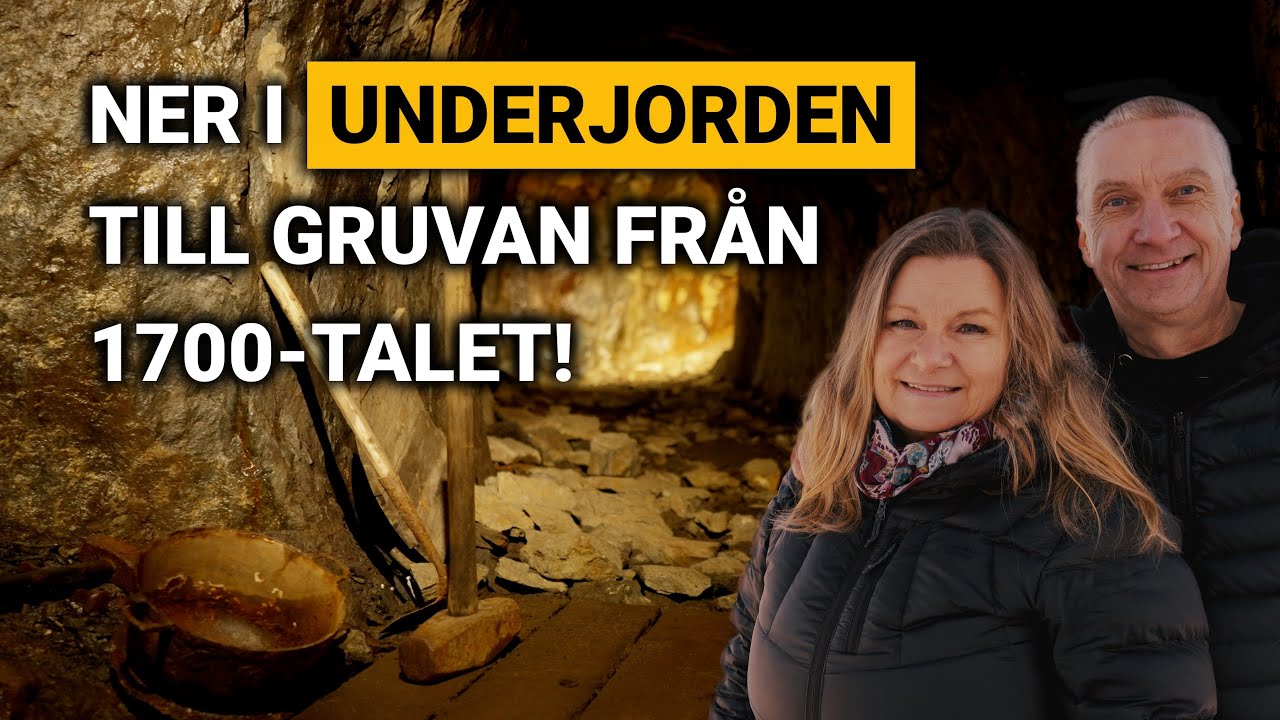Följ med ner i underjorden till gruvan från 1700-talet – Loos koboltgruva