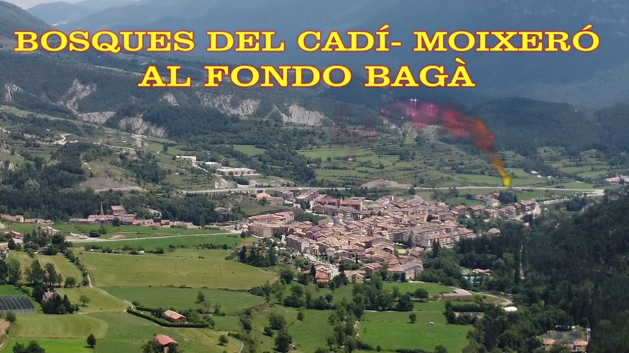 SIERRA CADÍ MOIXERÓ Y BAGÀ A VISTA DE DRON (BARCELONA - ESPAÑA)