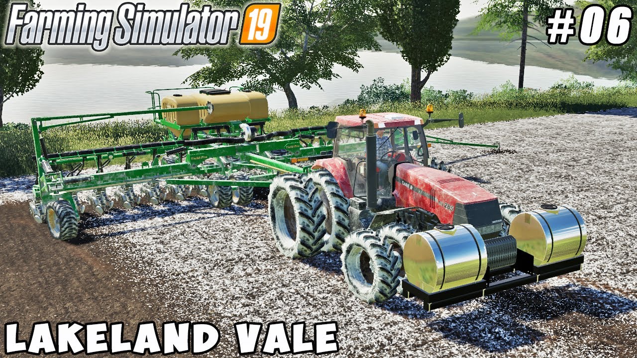 Spreading lime, sowing soybeans & alfalfa, planting corn | Lakeland Vale 2 | FS 19 | Timelapse #06