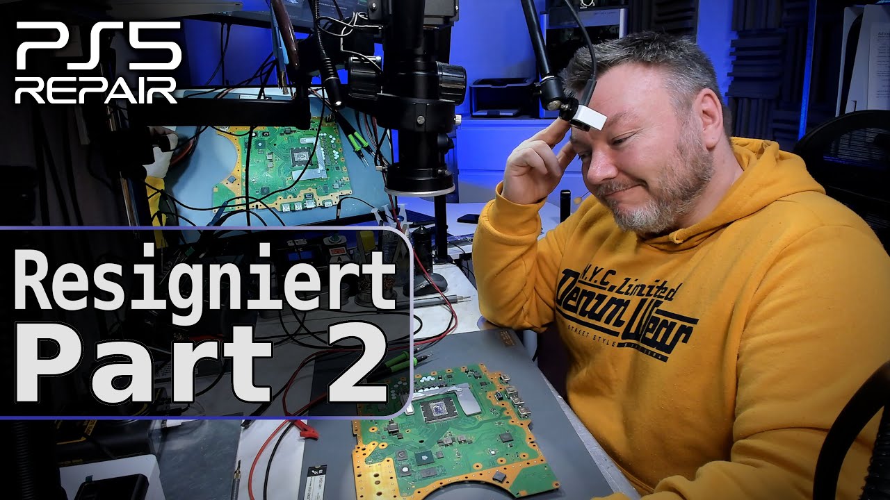 Ich habe aufgegeben Part 2, PS5 Reparatur | PCB Solder Berlin