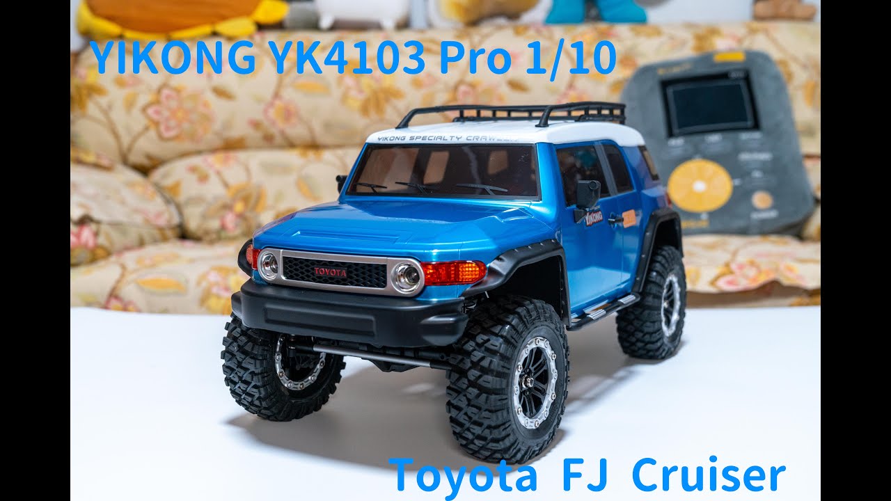 Yikong（Absima）YK4103 Pro 1/10 Toyota FJ Cruiser Crawler Unboxing