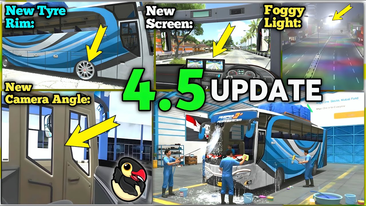 🚚НАКОНЕЦ!! Новое большое обновление BUSSID 4.5 | Maleo добавил новые автобусы и функции в Bus Sim...