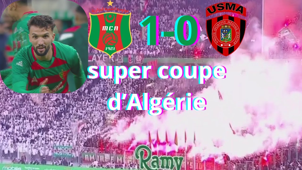 MCA 1-0 USMA, RÉSUMÉ ET LE BUT DE LA RENCONTRE.